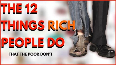 12 Things Rich People Do That Poor People Don T Youtube
