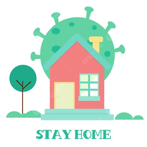 Quarantine Stay Home Vector Hd Png Images Stay At Home Illustration