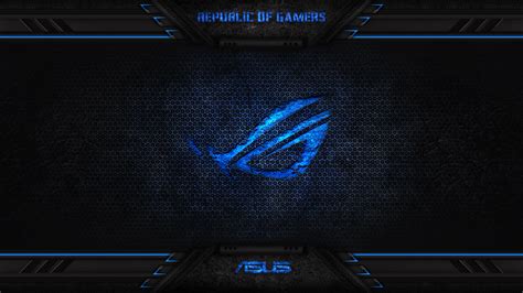 1920x1080 Blue Republic Rog Asus Gamers Of Coolwallpapersme