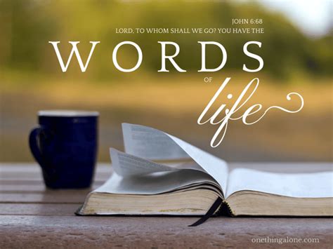 The Words Of Life Abiding In Christ Day 11 One Thing Alone