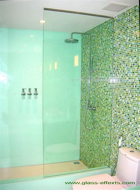 Glass Shower Wall No Door Bathroom Remodel Shower Shower Remodel Diy Small Shower Remodel