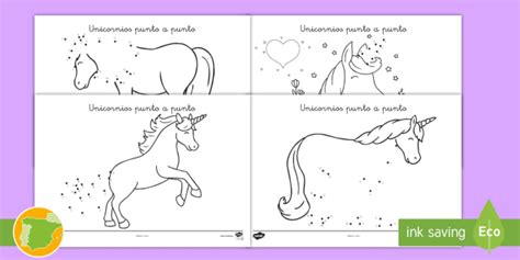 Ficha De Actividad Unicornios Punto A Punto Teacher Made