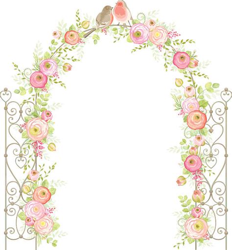 Weddingarchflowers Illustrations Royalty Free Vector Graphics And Clip