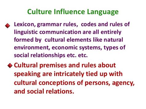 Relationship Between Language Culture And Identity