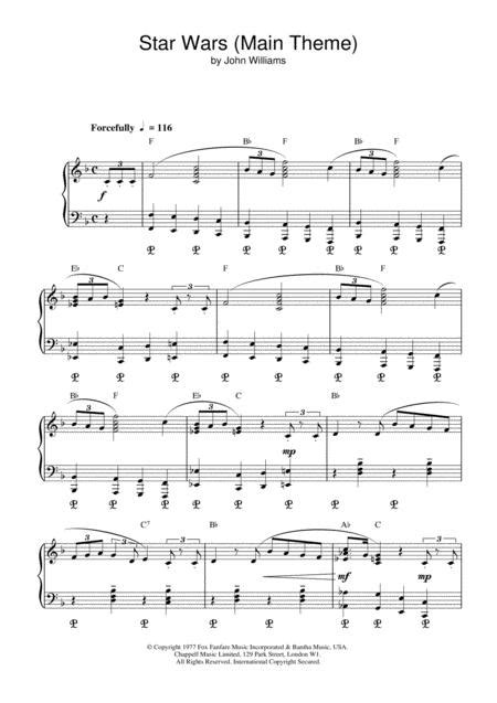 This music sheet is easily accessible and can be incorporated into any of your personal this printable pdf music sheet can be viewed, downloaded and also printed. Easy Star Wars Theme Song Trumpet Sheet Music For Beginners
