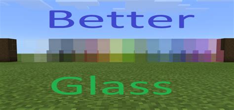 Better Glass Mcpe Texture Packs