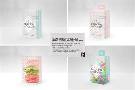 08 Clear Container Packaging Mockups Packaging Mockup Free Packaging