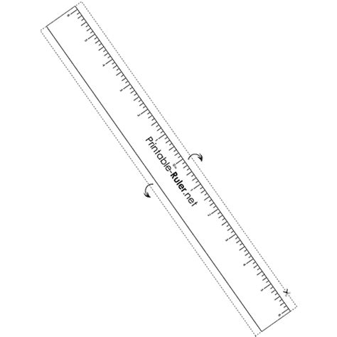Elementary Rulers Printable Ruler