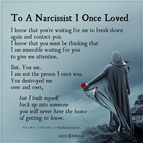 To A Narcissist I Once Loved Najwa Zebian Quotes