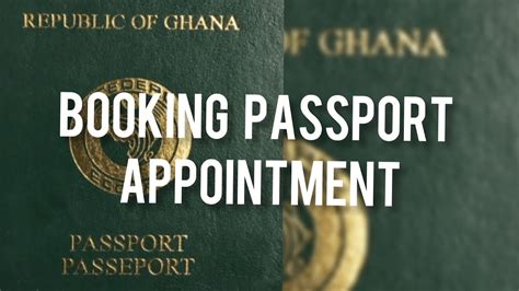 How To Rebook Ghanaian Passport Appointment Online Passport Ghana