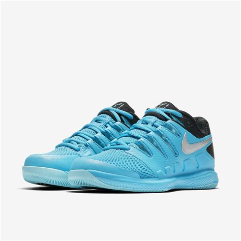 Nike Womens Air Zoom Vapor X Tennis Shoes Light Blue Furyblack