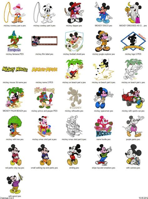 Free Embroidery Designs Mickey Mouse 101 Free Embroidery Designs