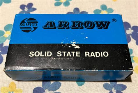 Vintage Arrow Model 2601 Solid State Radio Black With Box Manual And Earbud Rare Ebay