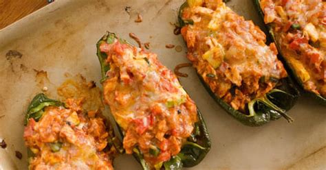 Enchilada Stuffed Poblanos Recipe Yummly