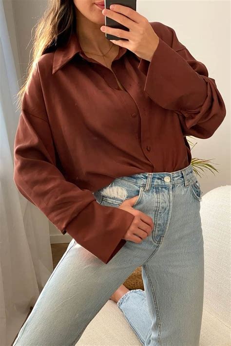 What Color Shirt Matches With Brown Jeans Best Images