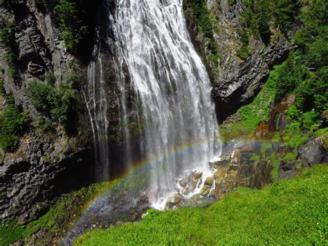 The Narada Falls Trail Mount Rainier National Park