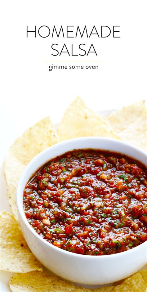 The Best Salsa Recipe Gimme Some Oven Recipe Food Processor
