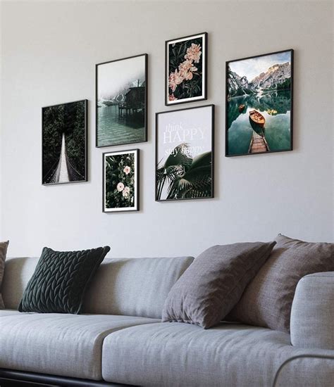 Weitere ideen zu wandgestaltung, wandgestaltung wohnzimmer, wanddekoration. Premium Poster Set Moderne Bilderwand Für Wohnzimmer Und ...