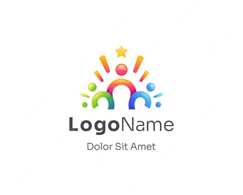 Premium Vector Creative Colorful Community Logo Gradient