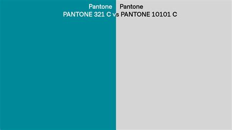 Pantone 321 C Vs Pantone 10101 C Side By Side Comparison