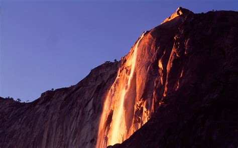 Yosemite Firefall Sets Iconic Waterfall Beautifully Alight Photos
