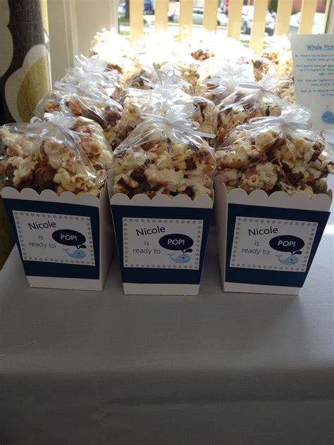 Diy Baby Shower Favors Ready To Pop Popcorn Baby Shower Favors Diy