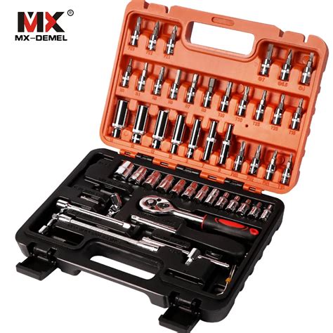 Mx Demel 53pcs Combination Tool Wrench Set Car Repair Tool Sets Batch