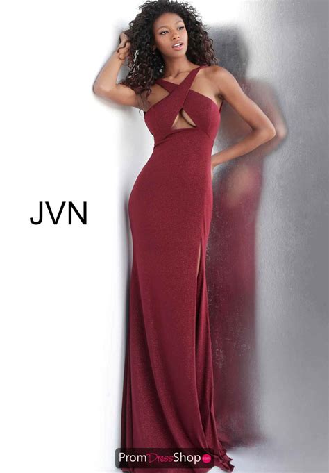 Jvn By Jovani Prom Dresses Burgundy Prom Dress Sexy Prom Dress