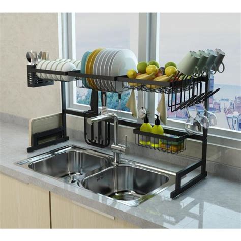 Whether you are using an inexpensive, plastic covered rack, a stainless steel holder or a. eModernDecor Avery 34.6 in. Black Stainless Steel Standing ...