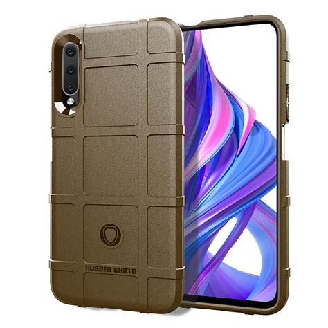 Full Coverage Shockproof Tpu Case For Huawei Honor 9x Brown