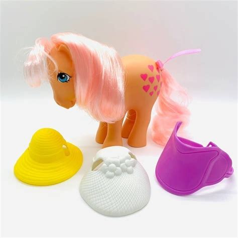 Retro My Little Pony G1 Peachy 35th Anniversary Basic Fun Mlp Parlor