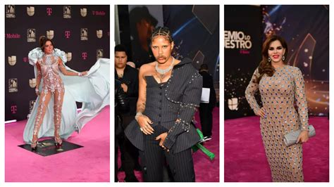 The Parade Of Celebrities On The Red Carpet Of The Premio Lo Nuestro