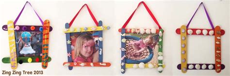 Diy Craft Stick Picture Frames Get Creative With Zingzingtree