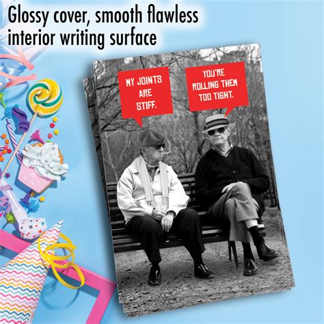 Men Stiff Joints Hilarious Birthday Boxed Set Of 3 Cards
