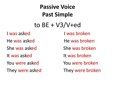 In the passive voice, emphasis is put on the effect of an action rather than on the doer. Passive Voice Present Simple - презентация онлайн