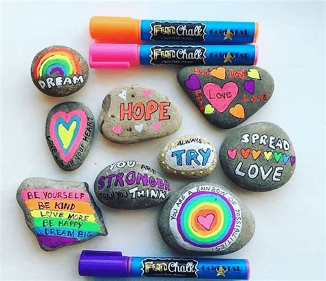 10 Inspiring Painted Rocks For Spreading Kindness Rock Crafts
