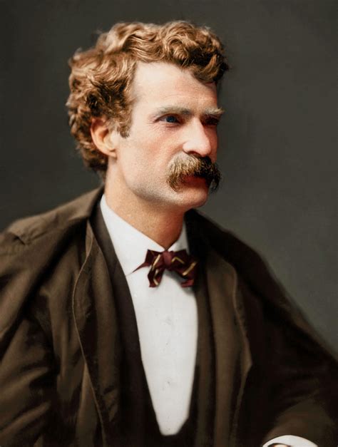 Mark Twain Was Actually A Redhead Taken In 1870 Colorized By Me R