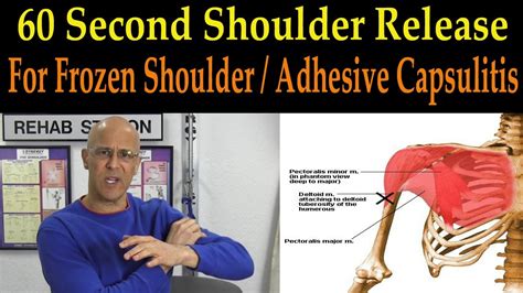 60 Second Shoulder Release For Frozen Shoulder Adhesive Capsulitis