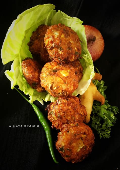 Cabbage Pakora Recipe Vinayas Culinary Delights