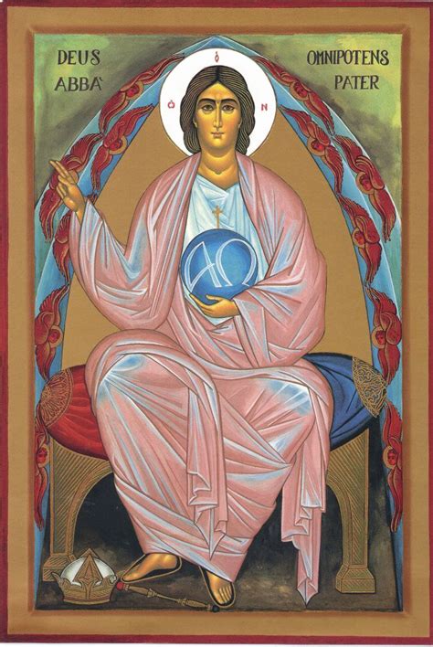 The Icon Of Merciful God The Father