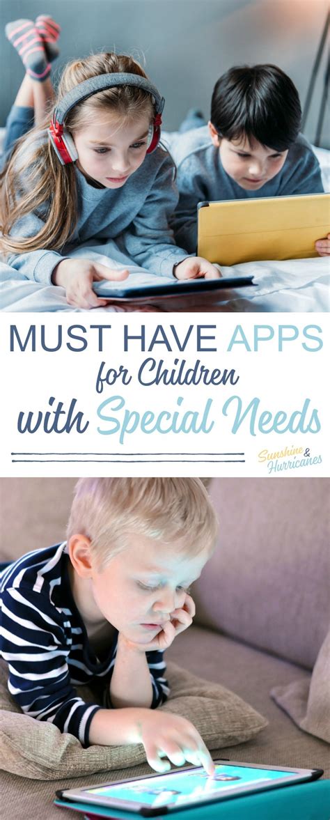 Must Have Special Needs Apps For Children Sunshine And Hurricanes