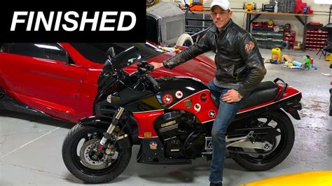 Finished Top Gun Motorcycle Build Kawasaki Gpz900 Youtube