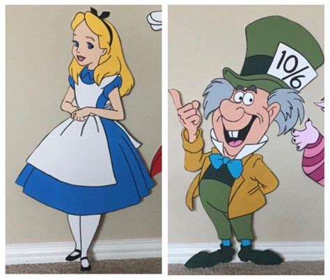 This 1 Alice In Wonderland Cutout Prop Is Just One Of The Custom