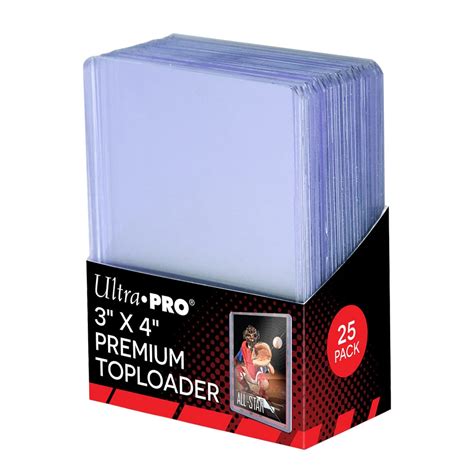 Ultra Pro 35 Pt Premium Toploader 25 Pack Clutch Cards Australia