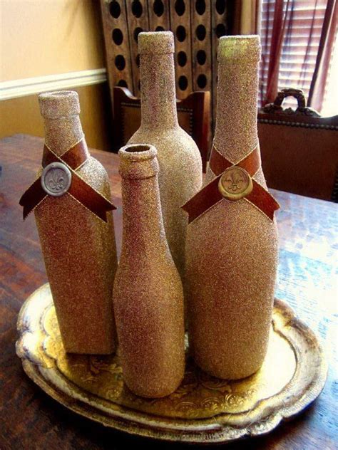 Christmas wine bottle novelty decoration santa suit convey the gently dressed wine to the gathering with this beautiful wine bottle decoration this. Upcycling Inspiration Pack-Insanely Beautiful DIY Wine Bottle Centerpieces That You Should Try