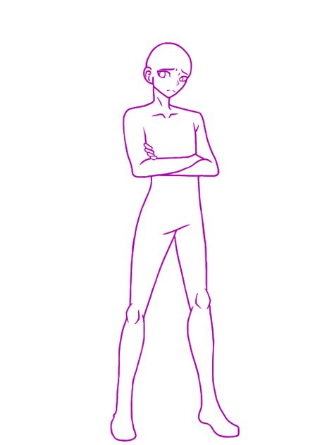 Nagito Komaeda Fullbody Base by Randomgirl401 on DeviantArt See more ideas about anime boy, body reference, anime.