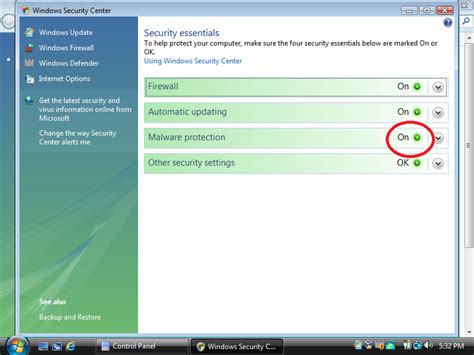 How To Check Antivirus Status In Windows Vista Almost Painless Computing