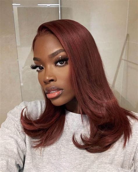 Light Auburn Hair Color On Black Women