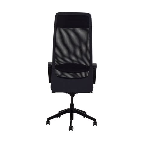 Ikea galant extension top 15.75 x 31.5 left quarter round black brown used. 68% OFF - IKEA IKEA Black Office Chair / Chairs