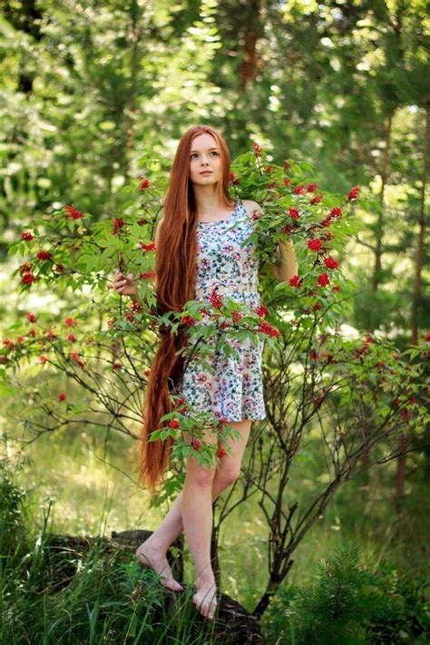 Natasha Shevarkina Long Hair Color Long Red Hair Long Hair Women